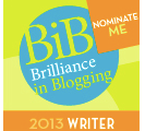 BritMums’ Brilliance in Blogging Awards 2013